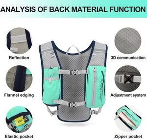 Échantillon gratuit : Gilet de course et de cyclisme avec porte-bouteille et support téléphone - Product Image 5