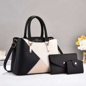Sac à main à fermeture éclair avec doublure en polyester, sac à main tendance 2025 grande capacité pour femme, sac à bandoulière décontracté en PU et polyester - Product Image 3