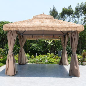 Moderner Balinesischer Outdoor-Tisch Sonnenschutz Künstlicher Rasen Strand Garten-Schirm für Garten Park Hotel - Product Image 5