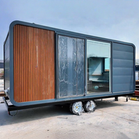 Maisons mobiles et amovibles de luxe personnalisées de 20 et 40 pieds, écologiques, conformes aux normes CE, type capsule Apple, pour appartements et villas