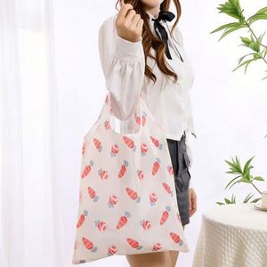 Bolsa de Compras de Poliéster de Nuevo Estilo, Bolsa Ecológica, Bolsa de Mano de Gran Capacidad para Uso Doméstico - Product Image 6