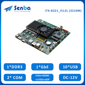 Placa Base Industrial Integrada ITX-B321_I512L Core I5-3210M DDR3 Máx. 8GB Mini-PCIE WIF 3G 4G LPT PS2 SIM 10 USB 2COM DC12V - Product Image 2