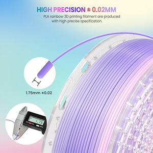 ไหมพิมพ์ 3 มิติ สีลูกกวาด ขนาด 1.75 มม. วัสดุ PLA สำหรับเครื่องพิมพ์ FDM น้ำหนัก 1 กก. แบบแท่ง - Product Image 3