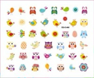 สติกเกอร์ติดเล็บสำหรับเด็กลายการ์ตูนเจ้าหญิงมินนี่เมอร์เมดเกล็ดเล็บเด็กผู้หญิงแช่แข็ง - Product Image 6