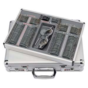 Ensemble de 104 lentilles d'essai avec anneau métallique TLS-104M, monture d'essai certifiée CE ISO 1 an pour usage professionnel en optométrie - Product Image 4