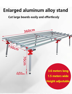 Shijing 9510 3200 taş kesme makinası elektrikli büyük porselen fayans döşeme kesici taş makineleri 45 gönye ray kılavuz makinesi - Product Image 4