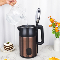 Bouilloire électrique en acier inoxydable 2L avec arrêt automatique, fonction maintien au chaud et protection anti-ébullition à sec pour la cuisine domestique