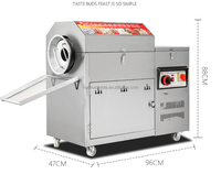Machine à torréfier industrielle les graines de cacahuètes et de châtaignes Machine à torréfier les graines de noix de cajou Graines de tournesol Sésame Torréfaction d'arachides