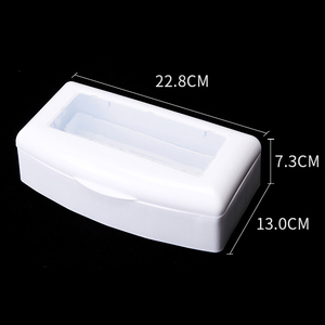 Transparent Nipper Sterilization Tray Manicure Tool Storage Box <b>Nail</b> Art Disinfection <b>Case</b> with Cover - Product Image 4