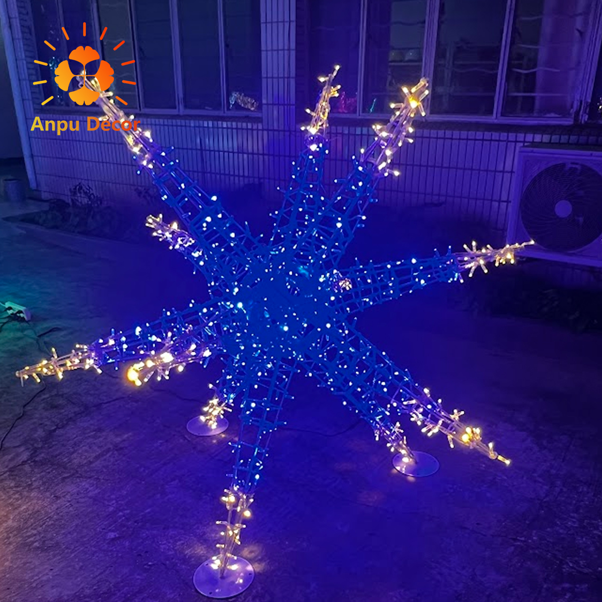 outdoor led christmas star lights