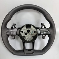 Volant de voiture en cuir noir complet pour Volkswagen GTI7 Golf MK7 Golf 7 7.5 GTI GOLF 6 MK7 GTD MK6 MK5 MK4