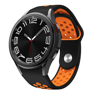 Double couleurs Designer pour <span class=keywords><strong>Samsung</strong></span> Galaxy <span class=keywords><strong>Watch</strong></span> 4 <span class=keywords><strong>5</strong></span> 6 7 Series Universal 20mm Sport Smart Silicone <span class=keywords><strong>Watch</strong></span> Wristband Bracelet Belt - Product Image 6