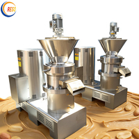 Meilleurs prix – Nouvelle machine automatique de fabrication de pâte de chocolat et de beurre de cacahuète de 200 kg à 300 kg pour usage domestique – Moulin colloïdal en acier inoxydable