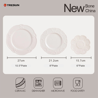 Vaisselle de luxe en porcelaine fine blanche avec logo personnalisé, fabriquée en Chine, pour mariages