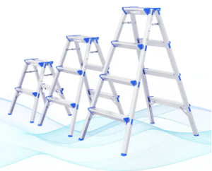 Thang nhôm gấp chất lượng cao, chống trơn trượt, nhẹ và di động, dùng trong nhà, tiện dụng - Product Image 3