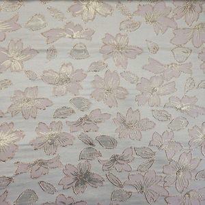 Tissu <span class=keywords><strong>de</strong></span> <span class=keywords><strong>soie</strong></span> tissé à fleurs pour femmes, vente en gros, tissu Jacquard Lurex en <span class=keywords><strong>mousseline</strong></span> <span class=keywords><strong>de</strong></span> <span class=keywords><strong>soie</strong></span>, tissu brocart en Polyester - Product Image 5