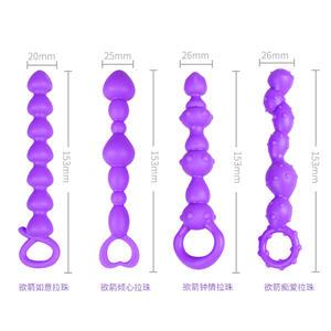 Wholesale Special-shaped <strong>Anal</strong> Beads Plug Body Safe Silicone Real Sex Feel Prostate <strong>Orgasm</strong> Reusable Easy Clean Adult Intimate Toy - Product Image 6