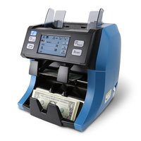 Máquina clasificadora de billetes al por mayor BS-2090 2CIS con dos compartimentos, clasificación multimoneda y captura de número de serie, venta directa de fábrica.