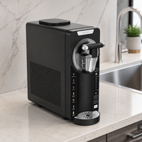 Nouvelle machine à crème glacée instantanée de comptoir, design vertical, qualité alimentaire, pour usage domestique, capacité 2,0 litres, pour préparation rapide et facile.