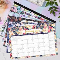 Calendrier mural imprimé personnalisé 2025 A2 A3 A4 avec liste de choses à faire 13 pages calendrier de bureau extra large carton matériel personnalisé