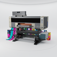 Machine d'impression par transfert DTF entièrement automatique UV de haute qualité de l'usine de Foshan, imprimante UV 2-en-1 avec laminage de film doré