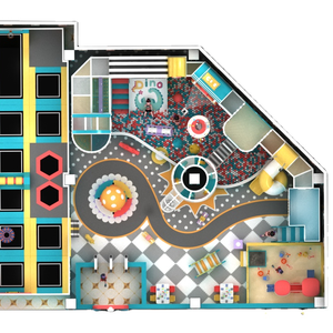 Aire de jeux intérieure pour enfants avec trampoline, design personnalisé, thème populaire, professionnel, <span class=keywords><strong>Leban</strong></span> Free Design - Product Image 3