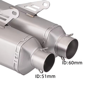 Silenciador de escape de motocicleta de 60 mm, silenciador de escape modificado para motocross, para F750GS F850GS R1200GS ADV750 R3 SN04 - Product Image 4