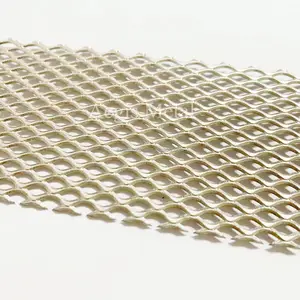 Maille de nickel de trou de diamant de latte en métal expansé de nickel pour l'électrode de batterie de nickel-compartiment/Ni-Hi/Li-ion