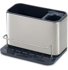 Support d'éponge en acier inoxydable pour évier de cuisine, organiseur, égouttoir pour l'eau - Product Image 2