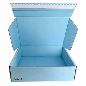 Boîtes d'expédition en carton recyclable avec laminage brillant personnalisées pour les produits de beauté et de bijouterie - Product Image 5