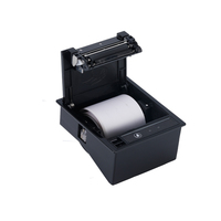 Impresora Térmica de Recibos Integrada HSPOS QR74 de 58 mm, Cortador Automático, 100 mm/s, RS232, USB, DC12V, 139x67 mm, para Kiosco, Máquina Expendedora, Punto de Venta