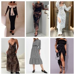 Abito <span class=keywords><strong>lungo</strong></span> <span class=keywords><strong>in</strong></span> chiffon ecologico a vita alta, stile retrò francese, con gonna a trapezio e lacci, collezione 2026 per il mercato europeo - Product Image 2