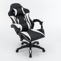 Chaise de jeu de course en PVC la plus vendue, pivotante à 360 degrés, avec accoudoirs articulés, en cuir de haute qualité, design moderne et pivotant