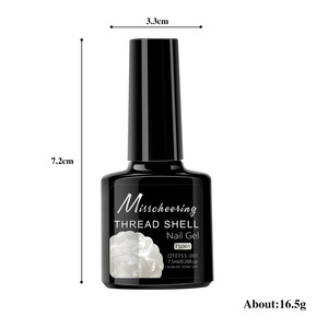 Bonne réputation Perle Couleur Constructeur Sans Shell Fil Glitter Nail Extension <span class=keywords><strong>Semi</strong></span>-<span class=keywords><strong>Permanent</strong></span> Construction Gel <span class=keywords><strong>Vernis</strong></span> - Product Image 5