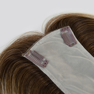 Top Tendance 2026 : Topper en Cheveux Humains à Base de Soie, Topper Effet Peau pour Femmes, 100% Cheveux Humains Vierges Européens Invisibles - Product Image 2