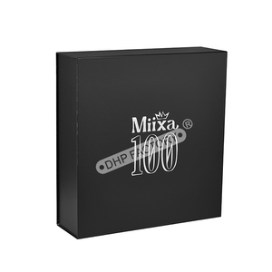 Vàng sang trọng dập logo rượu vang Hộp Quà Tặng Whisky Vodka Champagne Hộp bao bì với nhựa màu đen chèn - Product Image 4