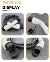 Câble de charge pour véhicule électrique portable de type 2, 16A 32A, ensemble de câbles de charge AC EV, pour Tesla et BYD, remplacement/réparation