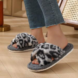Autumn/Winter Home Bedroom for Slippers With Cross <b>Cushioning</b> EVA Outsole Anti-Slip Material for Sell Hot Cakes-Big Promo - Product Image 1