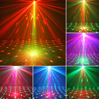 NOUVEAU Projecteur LED Laser à Effet Boule Disco Lumière UV RVB pour Éclairage de Fête Noël Karaoké