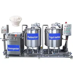 Linha de produção de iogurte vegan profissional, máquina para fazer chá leite suja