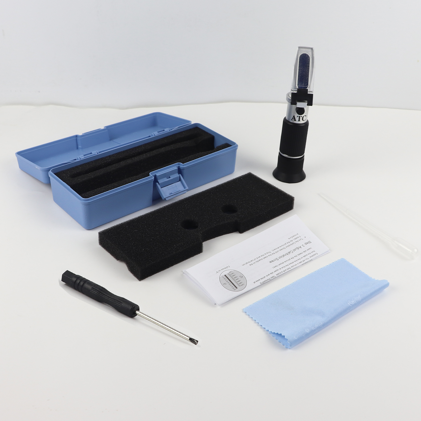 Портативный Ручной рефрактометр, автомобильный тестер жидкости для охлаждающей жидкости, автомобильный детектор температуры замораживания, диагностический тестовый инструмент