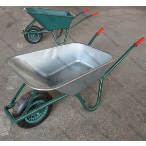 Carretilla de rueda galvanizada, estándar internacional, <span class=keywords><strong>WB6414T</strong></span>, para el mercado europeo - Product Image 1
