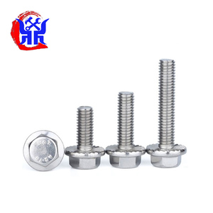 <strong>Small</strong> Size Hexagon Flange <strong>Bolts</strong> 1/4" 5/16" 3/8" 1/2" Thread Diameter Inch Size - Product Image 4
