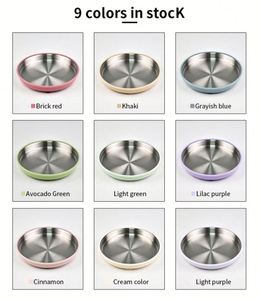 Ensemble d'alimentation portable pour bébé en acier inoxydable 304, assiette à succion, non toxique, qualité alimentaire, moderne, écologique, solide - Product Image 3