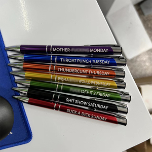 Bolígrafos de metal personalizados sin Moq, bolígrafos personalizados impresos con logotipo personalizado - Product Image 6