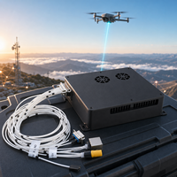 Sistema de Transmisión COFDM para Drones VTOL con Radio SDR FHSS de Frecuencia Personalizada de 300MHz-6GHz, Red Ad Hoc para Estación Terrestre