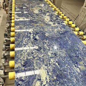 Losas de mármol de Isla de piedra <span class=keywords><strong>azul</strong></span> pulida HDSTONE para <span class=keywords><strong>cocina</strong></span>, baño, sala de estar, pared de fondo de Villa - Product Image 4