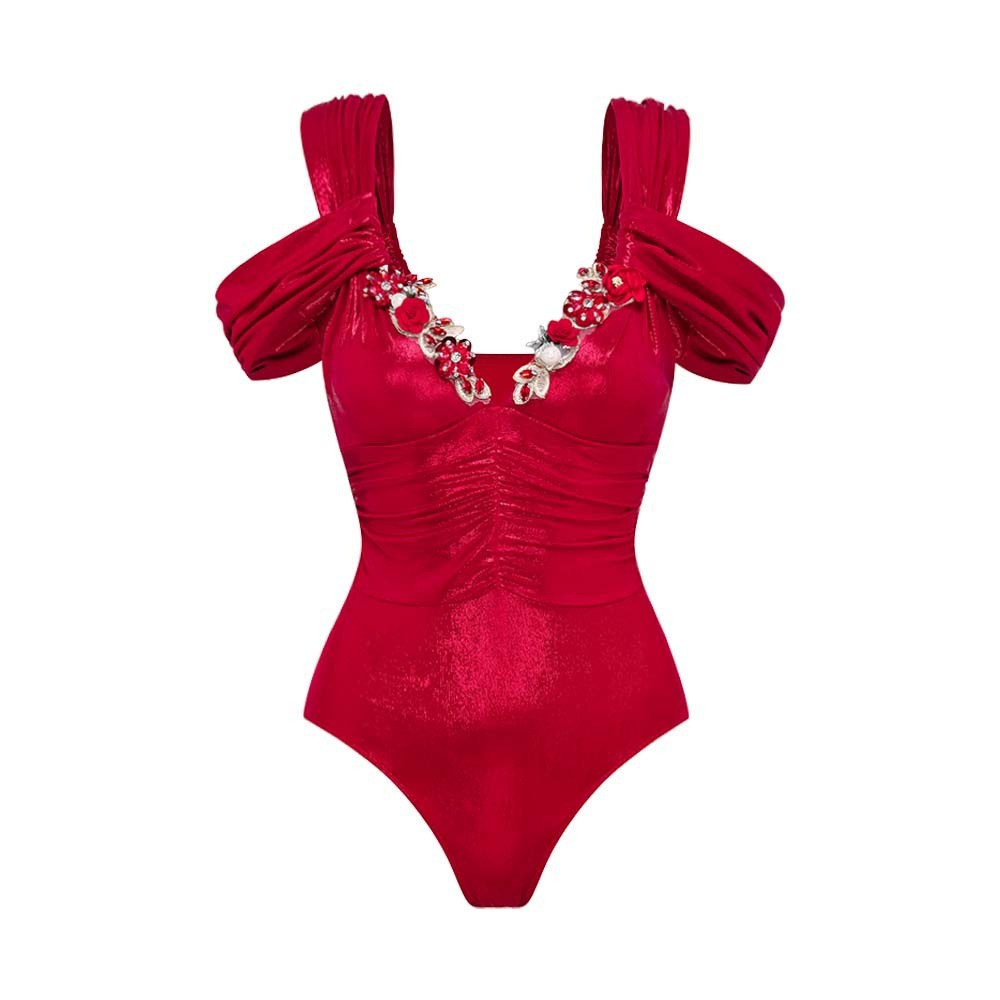 Maillot de bain rouge
