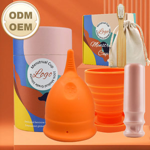 Copas menstruales <span class=keywords><strong>Copa</strong></span> Iso 13485 de silicona de grado médico orgánico amigables con ECS al por mayor - Product Image 2