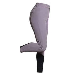 Wholesale Custom Equestrian Clothing High Quality Horse Racing Pants Equine Riding Leggings Female Grip Horse Riding Breeches